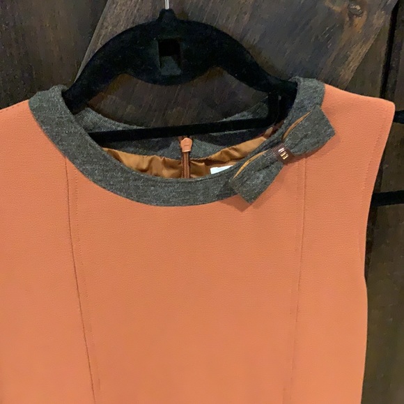 Renoma Paris midi dress in rustic fall colour - Picture 2 of 9